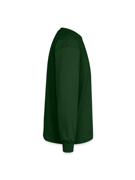 Oversized Long Sleeve T-Shirt - bottle green - Right