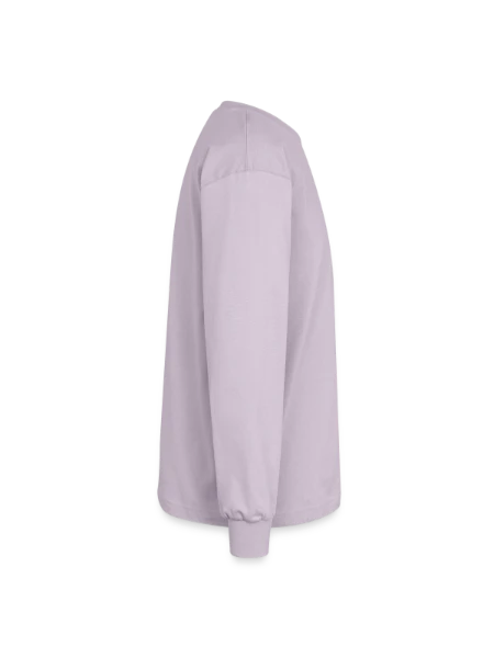Oversized Long Sleeve T-Shirt - dusty purple - Right