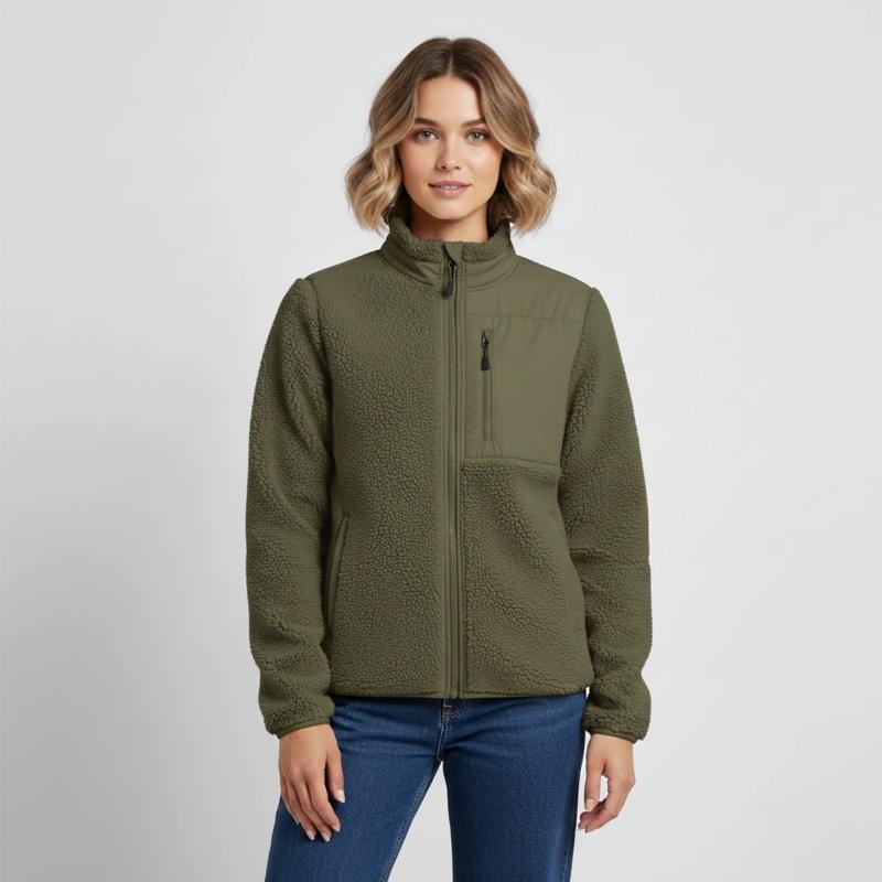 Stanley/Stella unisex sherpajakke afslappet pasform