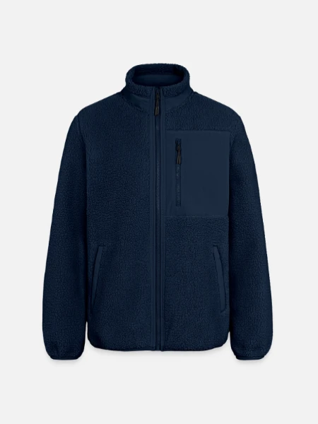 Relaxed Fit Unisex Sherpa Jacket by Stanley/Stella -  - Front