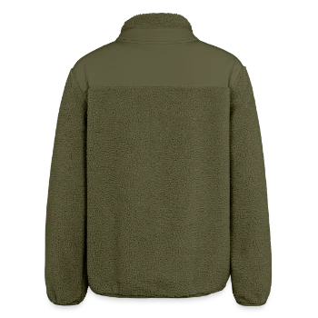 Relaxed Fit Unisex Sherpa Jacket by Stanley/Stella - khaki - Back