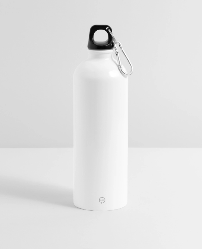 Panorama Trinkflasche mit Karabiner 750 ml Vorne - center