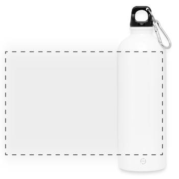 Borraccia panoramica con moschettone 750 ml