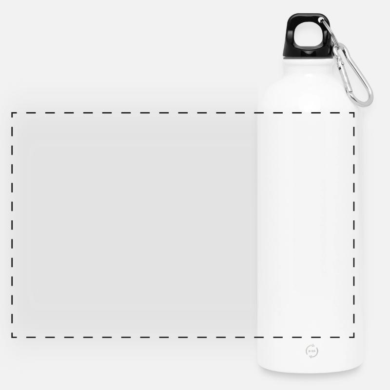 Gourde panoramique avec mousqueton 750 ml