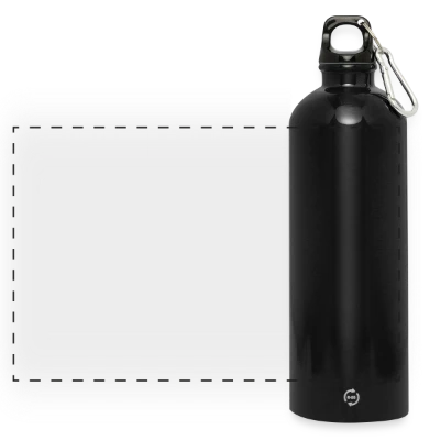 Gourde panoramique avec mousqueton 750 ml