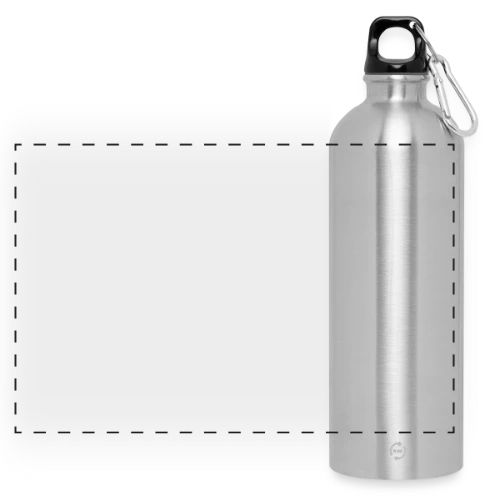 Gourde panoramique avec mousqueton 750 ml