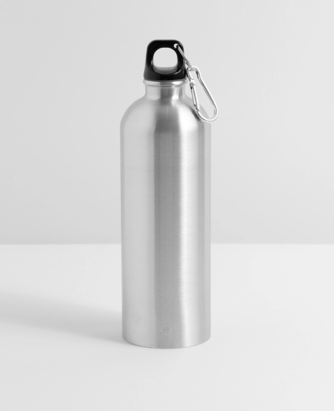 Panorama Trinkflasche mit Karabiner 750 ml Vorne - center