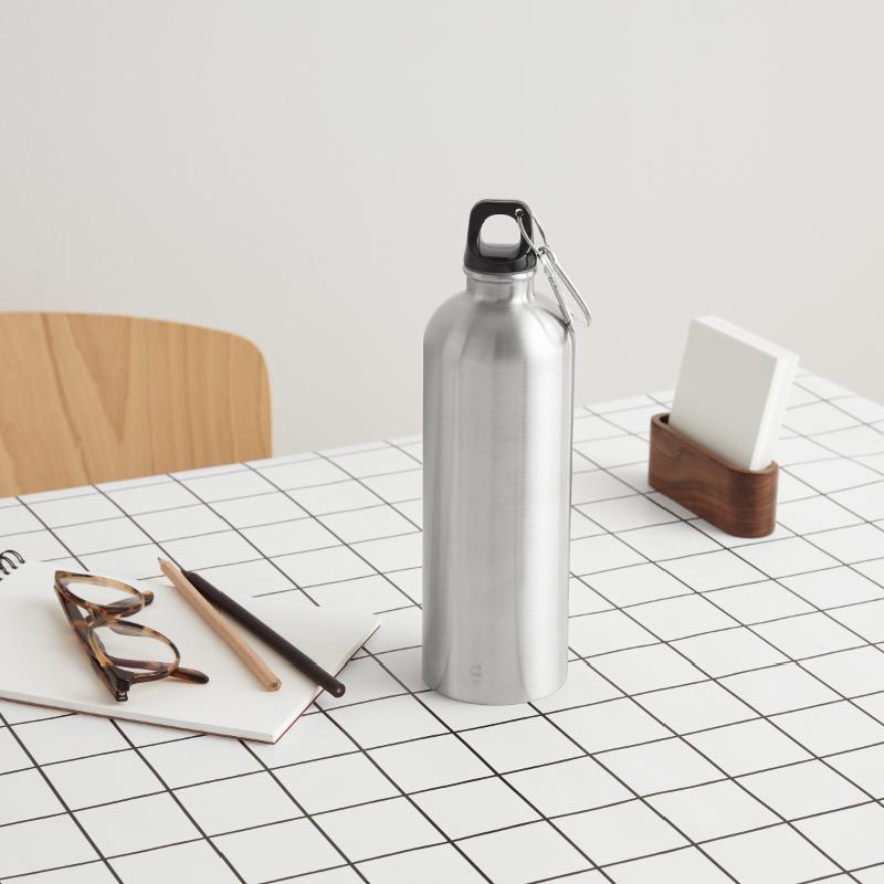 Panorama Trinkflasche mit Karabiner 750 ml