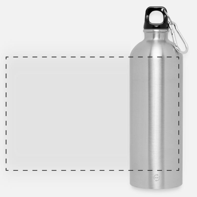 Panoramisk vattenflaska med karbinhake 750 ml