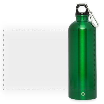 Gourde panoramique avec mousqueton 750 ml