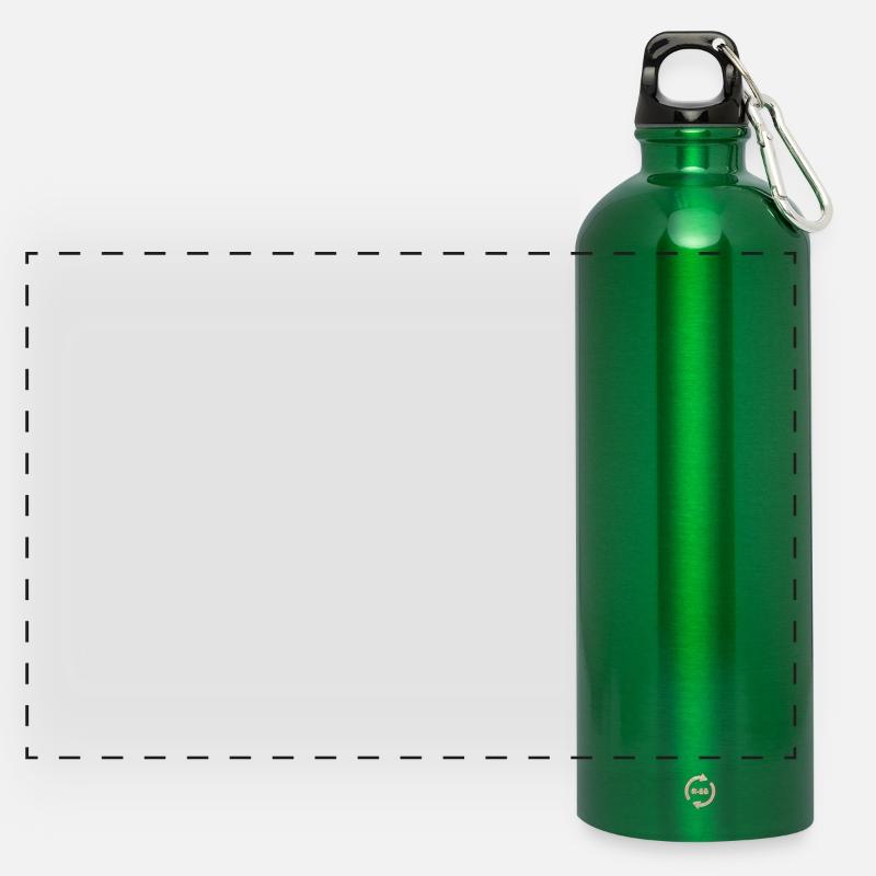 Panoramic Drinks Bottle with Carabiner 750 ml