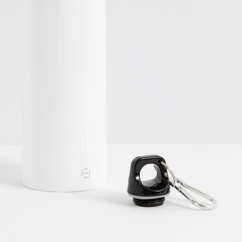 Panoramic Drinks Bottle with Carabiner 750 ml