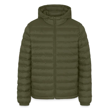 Lightweight Men’s Padded Jacket by Stanley/Stella - khaki - Front