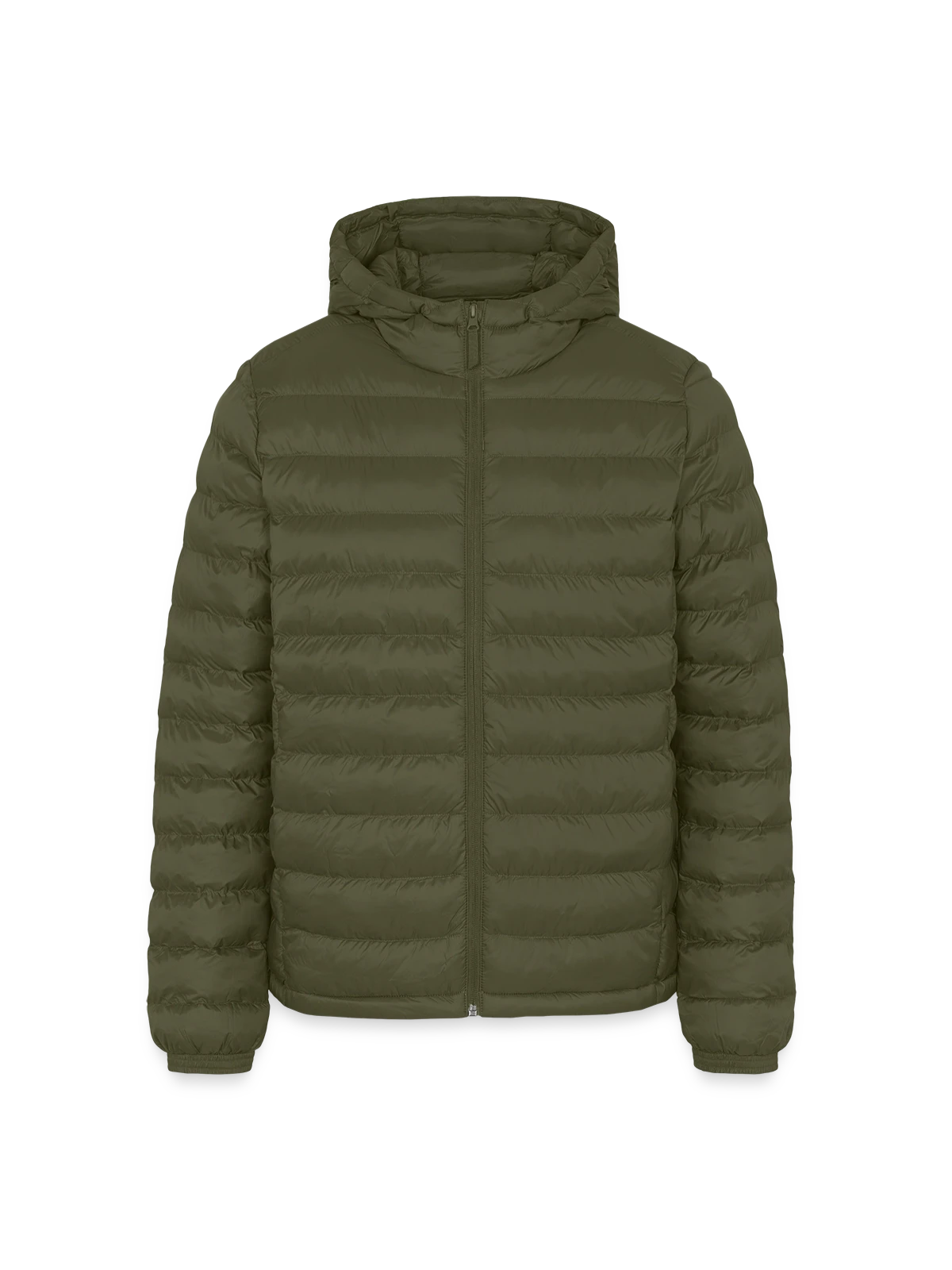 Lightweight Men’s Padded Jacket by Stanley/Stella - khaki - Front