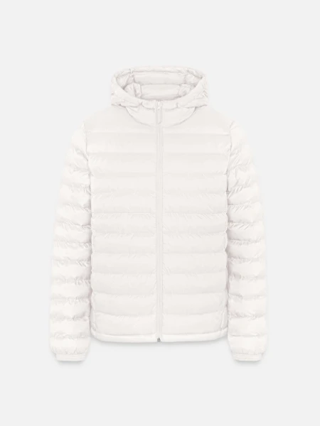 Lightweight Men’s Padded Jacket by Stanley/Stella - off white - Front