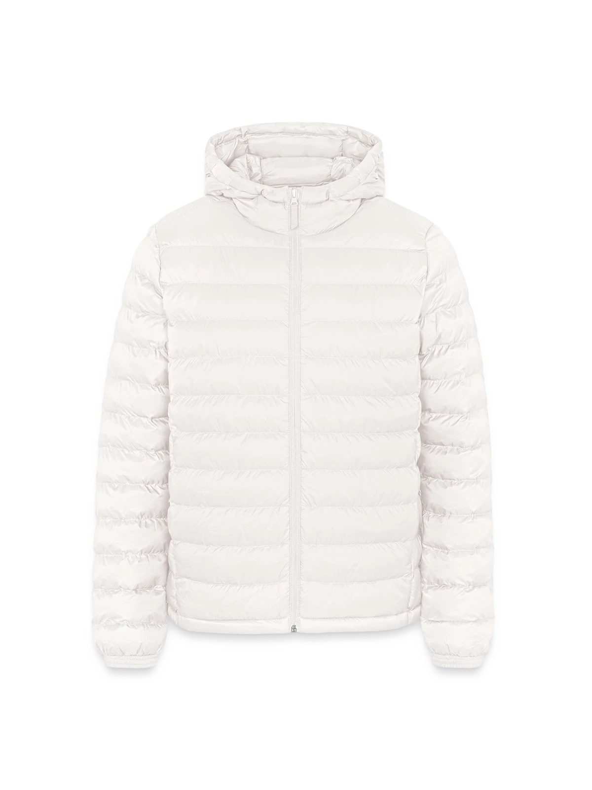Lightweight Men’s Padded Jacket by Stanley/Stella - off white - Front