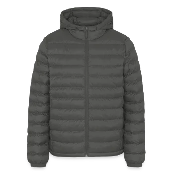 Lightweight Men’s Padded Jacket by Stanley/Stella - anthracite - Front
