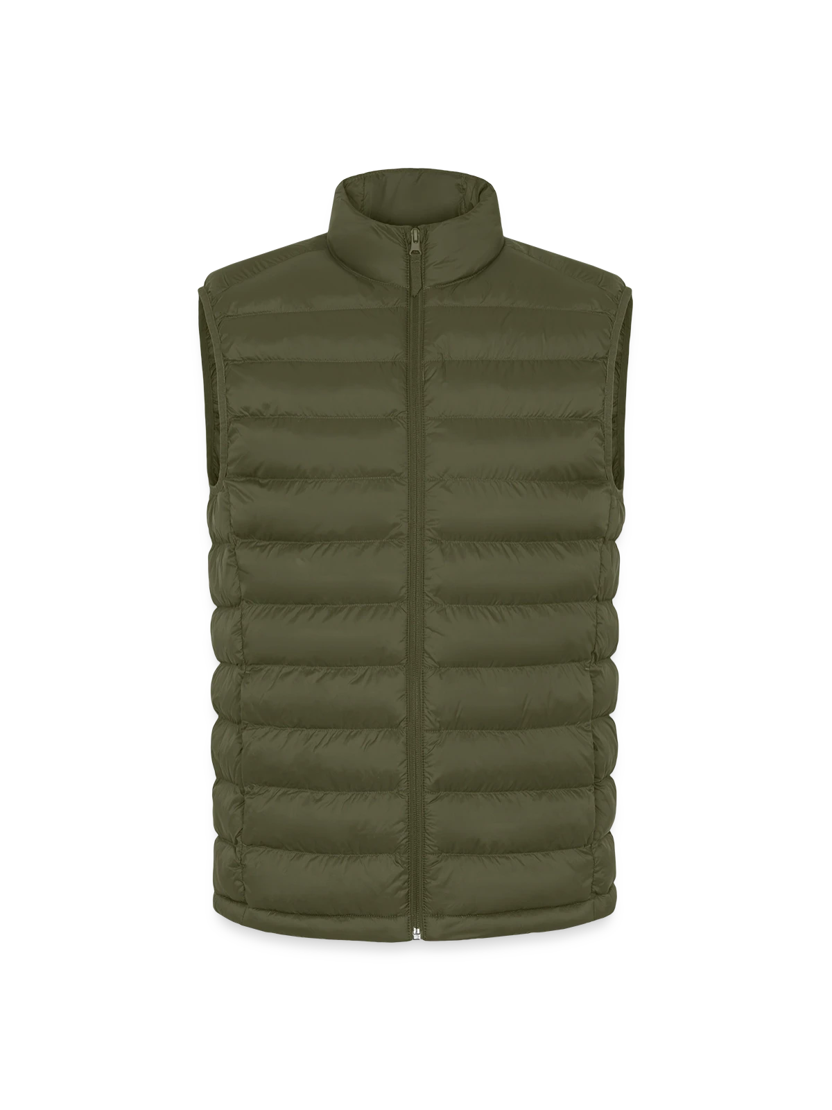 Lightweight Männer Steppweste von Stanley/Stella - Khaki - Vorne