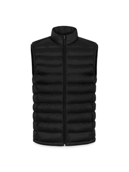 Lightweight Men’s Padded Gilet by Stanley/Stella - black - Front