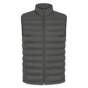 Lightweight Men’s Padded Gilet by Stanley/Stella - anthracite - Front