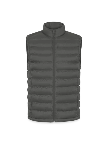 Lightweight Men’s Padded Gilet by Stanley/Stella - anthracite - Front