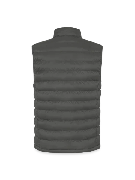 Lightweight Men’s Padded Gilet by Stanley/Stella - anthracite - Back