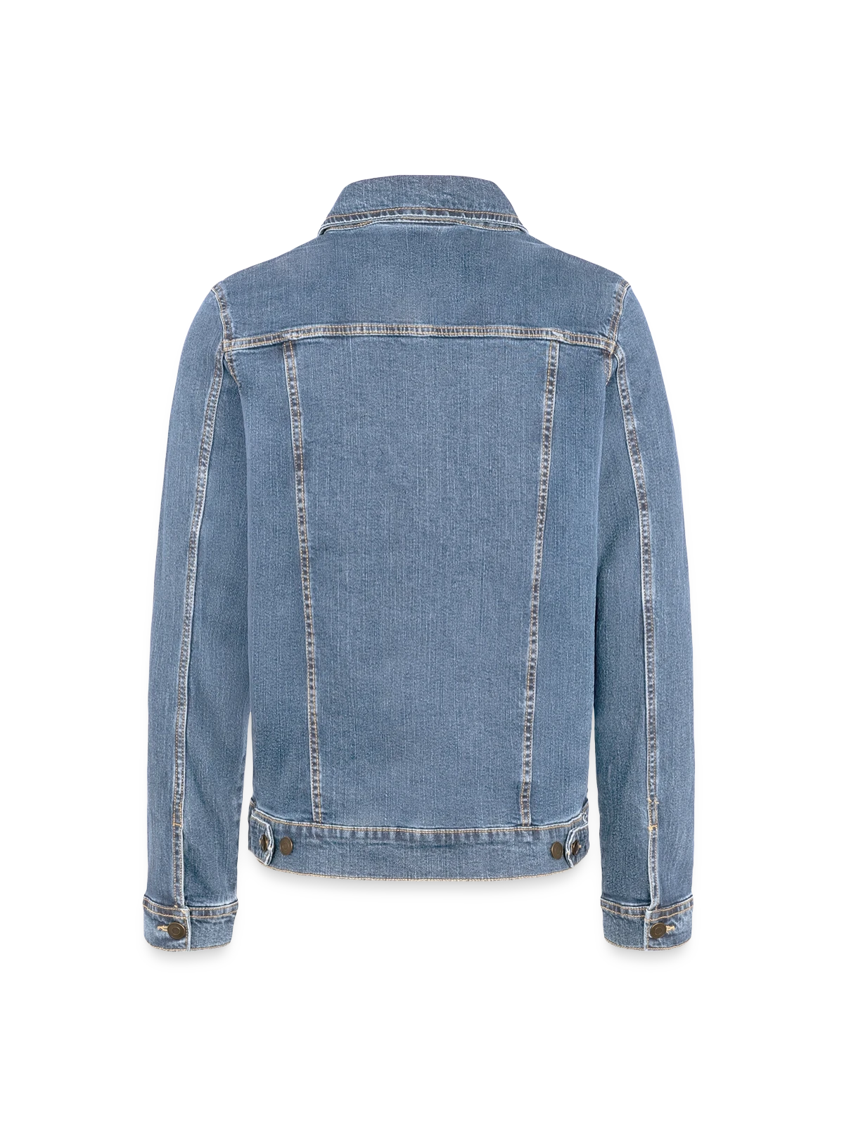 Veste en jean unisexe - bleu clair délavé - Dos