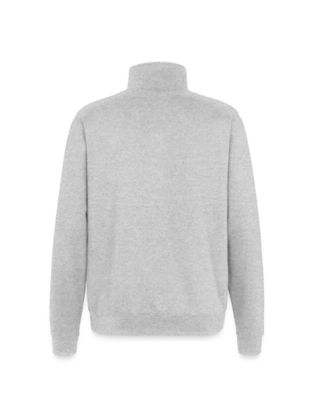 Quarter-Zip Sweatshirt - heather grey - Back