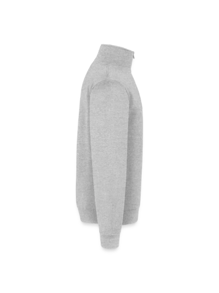 Quarter-Zip Sweatshirt - heather grey - Right