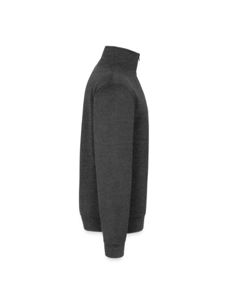 Quarter-Zip Sweatshirt - charcoal grey - Right
