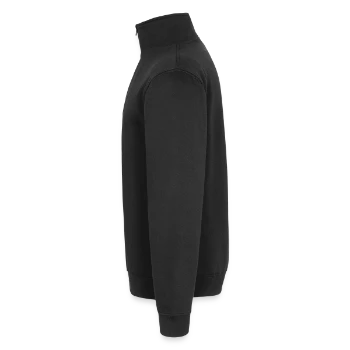 Quarter-Zip-Sweatshirt - Schwarz - Links - AI Model Male 185 light (185cm)