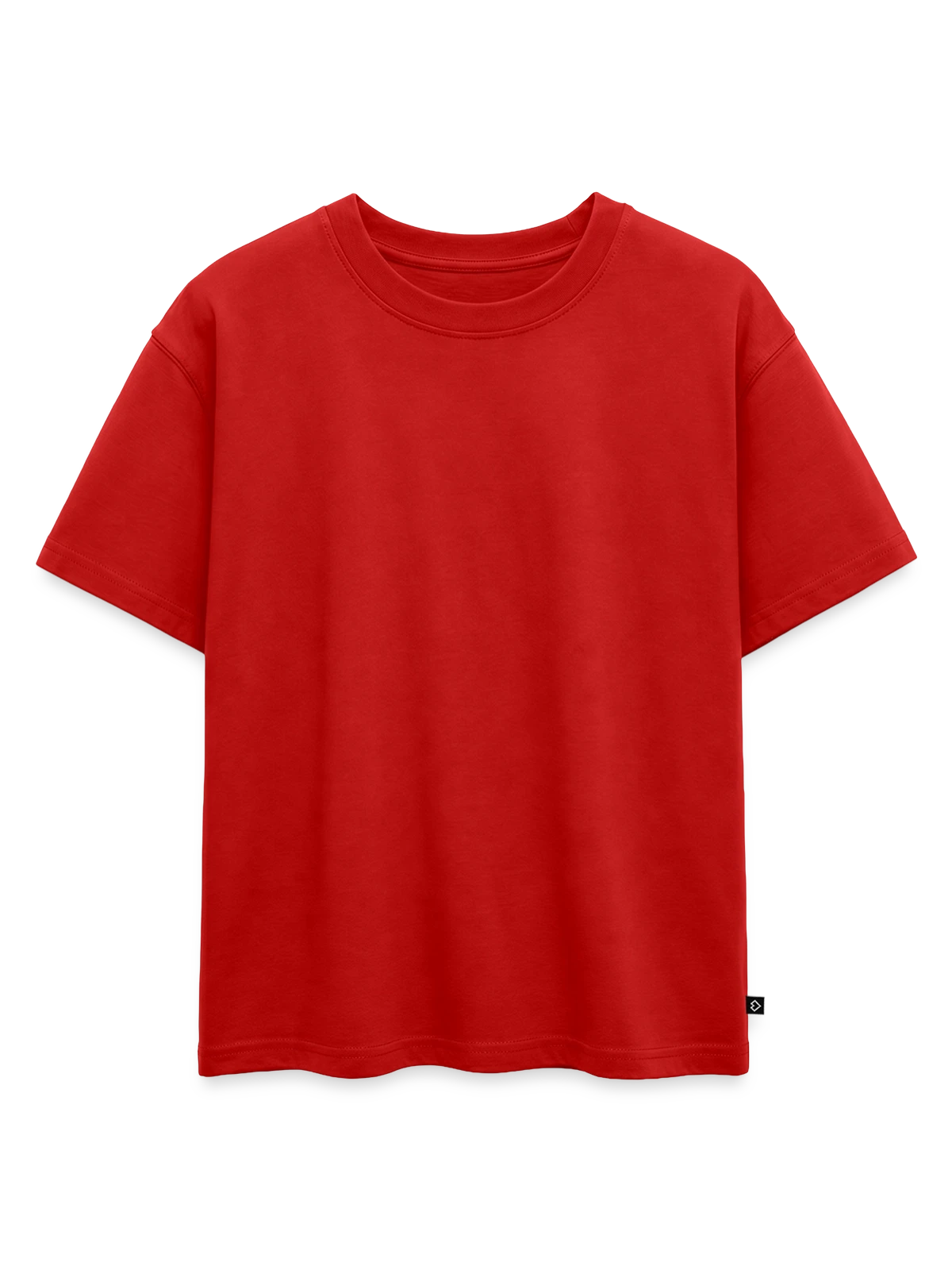 Oversized Kids' Premium Organic T-Shirt - red - Front