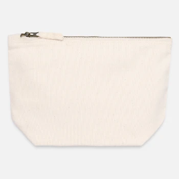 Canvas Zip Pouch 12 x 13 cm