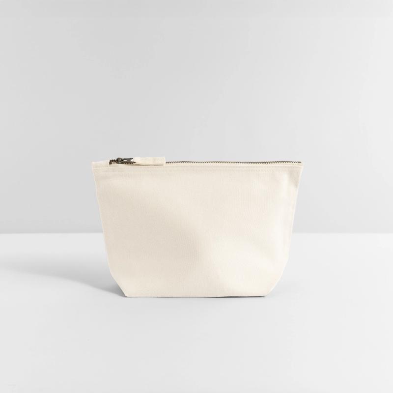 Neceser de lona con cremallera 12 x 13 cm