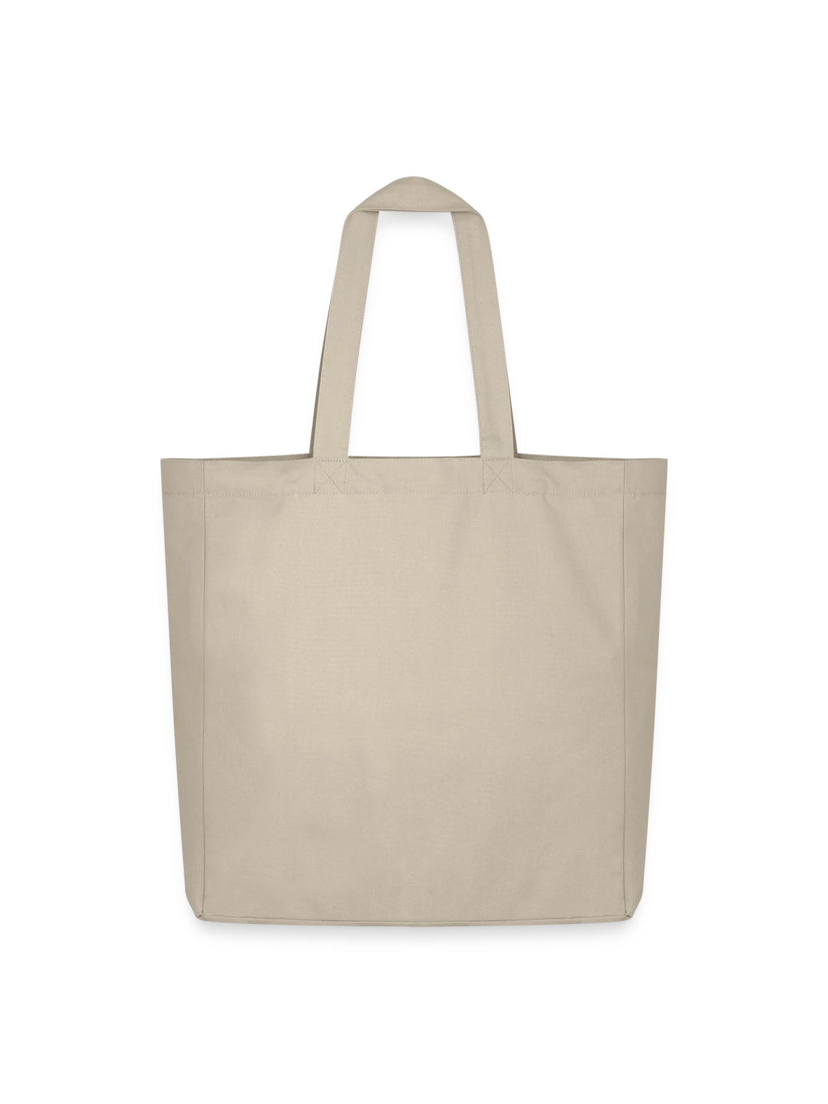 Midweight recycelter Stoffbeutel von Stanley/Stella - Cremebeige - Vorne