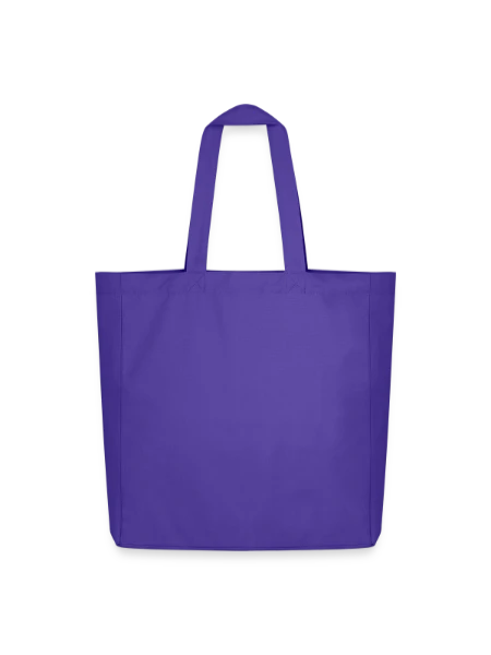 Midweight Recycled Tote Bag by Stanley/Stella - purple love  - Back