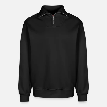 Sweat unisexe décontracté en coton biologique à demi-zip – de SPREAD