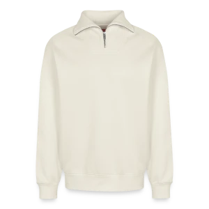 Sweat unisexe décontracté en coton biologique à demi-zip – de SPREAD