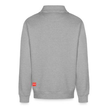 Sweatshirt unisex med half zip och avslappnad passform i ekologisk bomull – från SPREAD