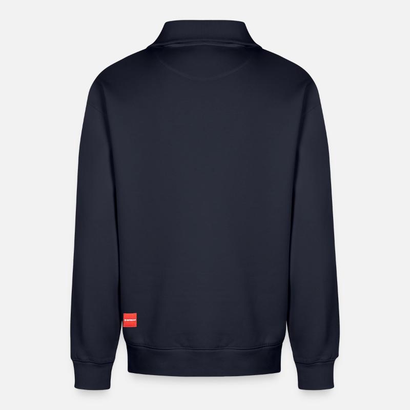 Relaxed Unisex Organic Half Zip Sweatshirt – von SPREAD