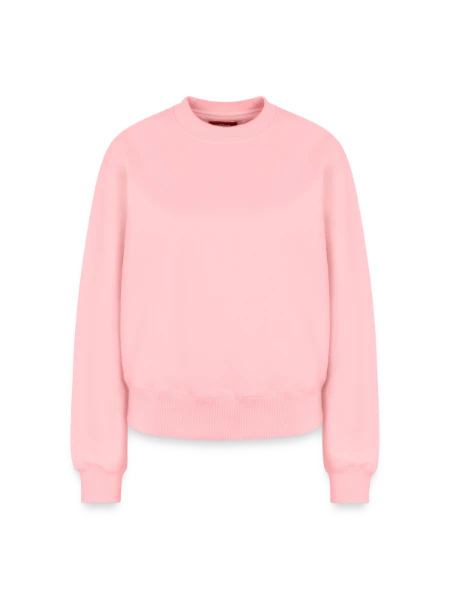 Relaxed Frauen Organic Sweatshirt – von SPREAD - Rosa - Vorne