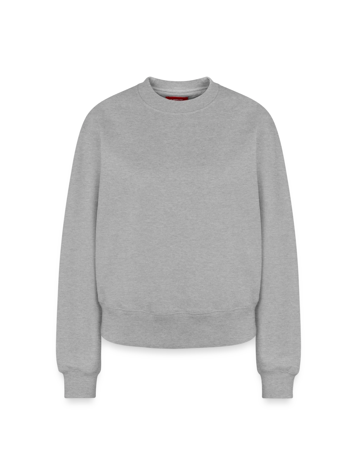 Relaxed Women's Organic Sweatshirt – by SPREAD - heather grey - Front