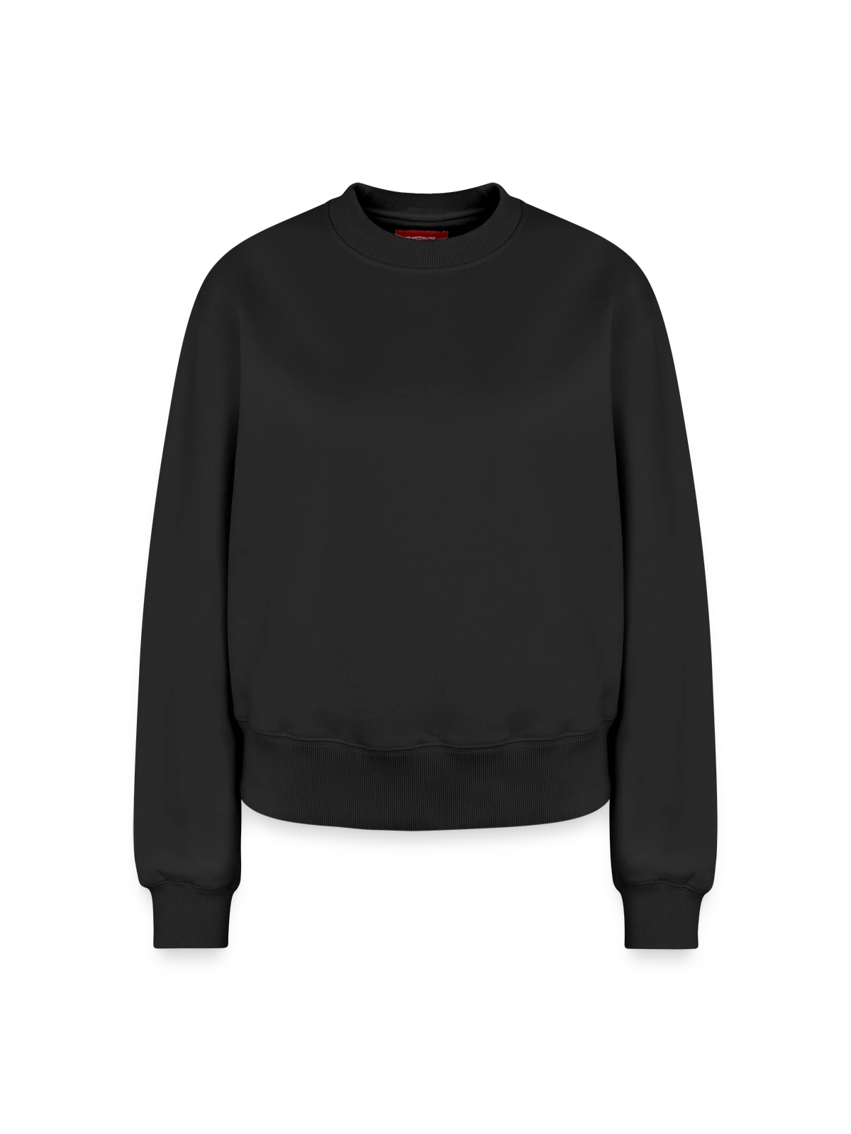 Relaxed Women's Organic Sweatshirt – by SPREAD - black - Front