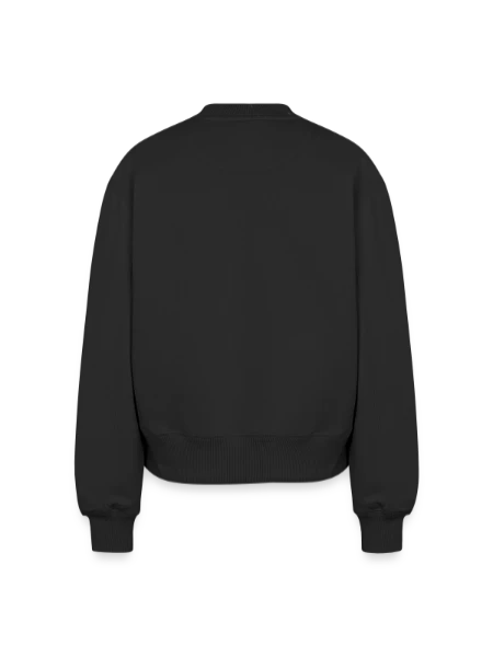 Relaxed Women's Organic Sweatshirt – by SPREAD - black - Back