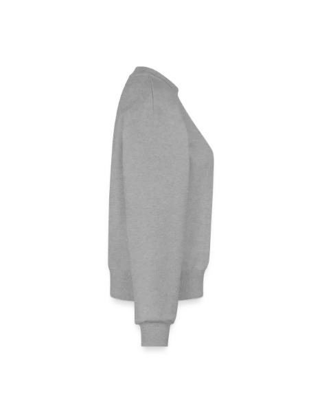 Relaxed Women's Organic Sweatshirt – by SPREAD - heather grey - Right