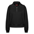 Aperçu Devant - Sweat femme décontracté à demi-zip – de SPREAD