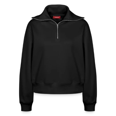 Sweat femme décontracté à demi-zip – de SPREAD