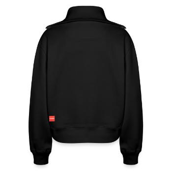 Relaxed Frauen Half Zip Sweatshirt – von SPREAD