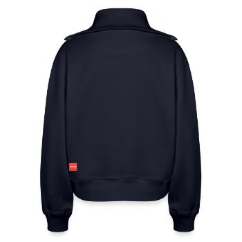 Relaxed Frauen Half Zip Sweatshirt – von SPREAD