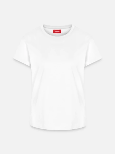 Women's Supima Cotton T-Shirt – by SPREAD - white - Front